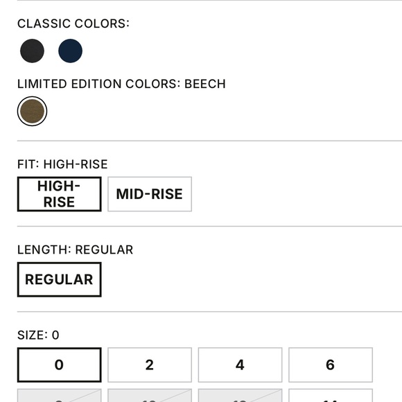 AMERICAN GIANT-Ponte Slim Pant
High Rise color BEECH Size 0. NWOT - Picture 5 of 12